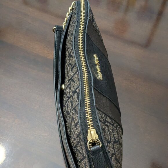 Calvin Klein Ck Must Monogram Recycled Crossbody Bag In Brown Black . Great Cond - Picture 9 of 14